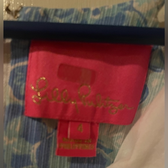 Lilly Pulitzer Blue and White Dress - Picture 3 of 3